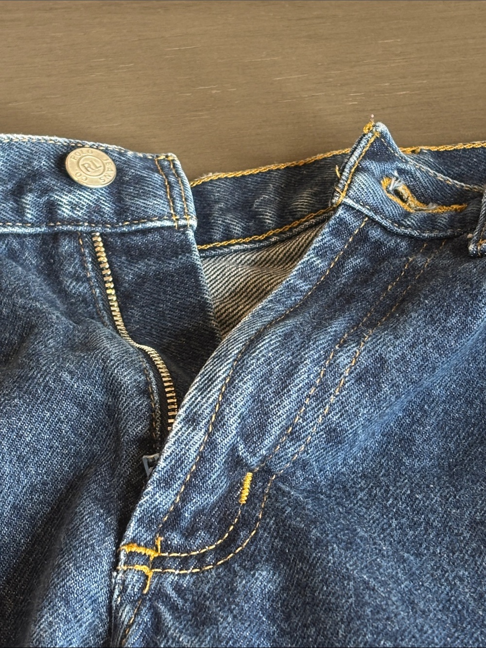 💙 Polo Ralph Lauren Straight Leg Jeans Dark Wash Classic Women’s 6 31 Inseam 💙 - Picture 11 of 12